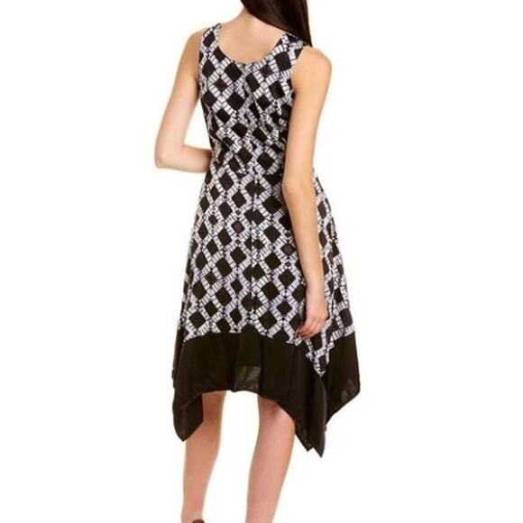 Donna Karan Handkerchief Hem Stretch Dress Women's Size 0 Comfort Designer Prep - Picture 8 of 11